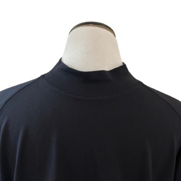 GUC IZOD Black Mock Neck Long Sleeve Tee. Size M. - Picture 2 of 5